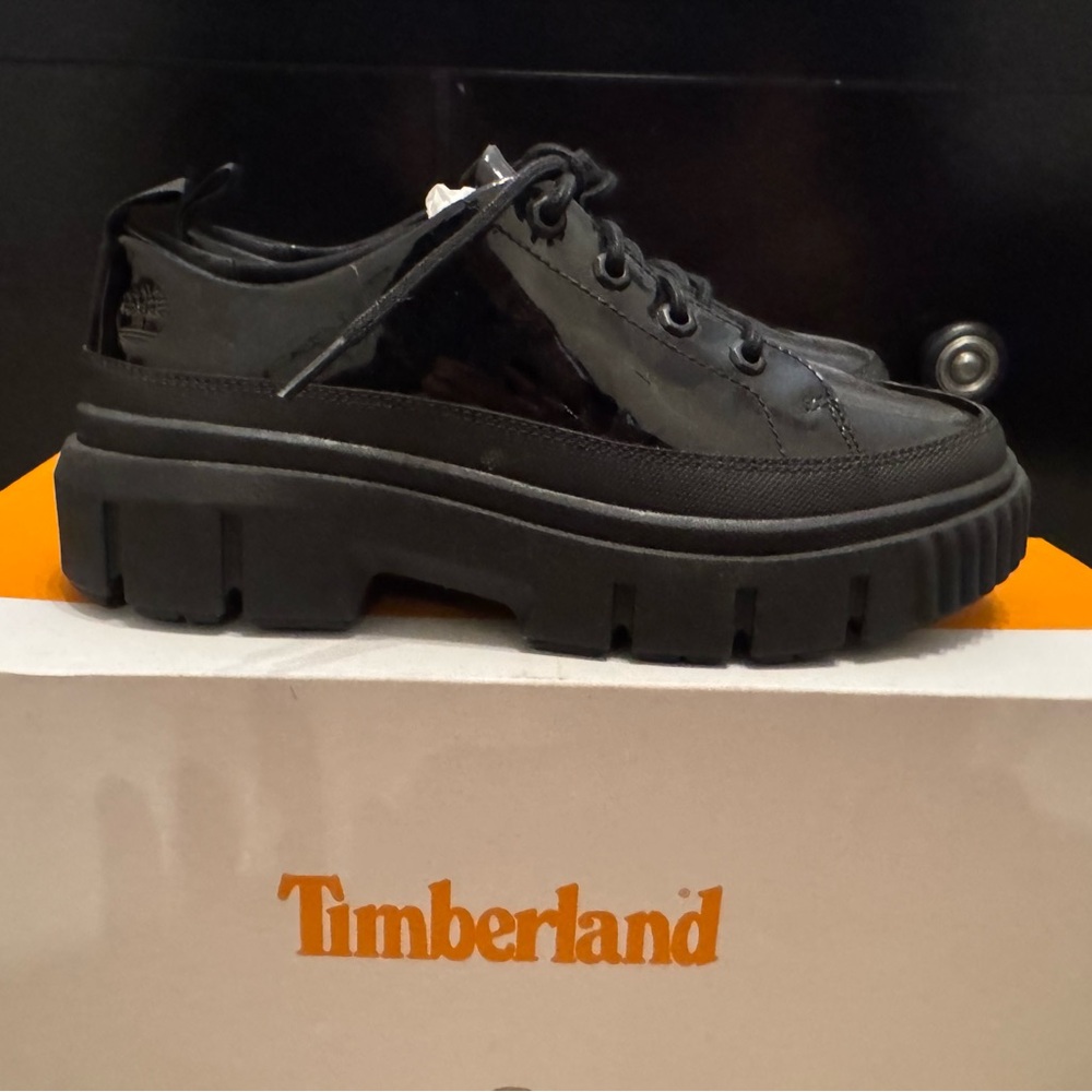 Timberland Black Chunky Sole Sneakers